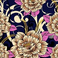 blommig abstrakt mönster lämplig för textil- och utskrift behov vektor