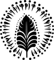 Boho - - minimalistisch und eben Logo - - Vektor Illustration