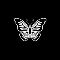 Schmetterling - - minimalistisch und eben Logo - - Vektor Illustration