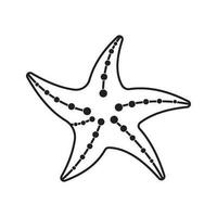 Star Fisch Symbol vektor