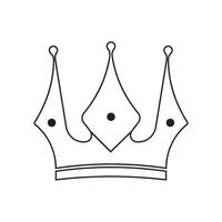 krona ikon vektor