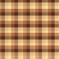 braun Tartan nahtlos Muster Hintergrund von ein Vielfalt Quadrate vektor