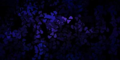 mörk lila vektor bakgrund med slumpmässiga former