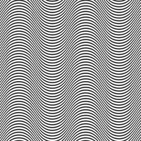 abstrakt geometrisch schwarz Linie Welle wiederholen Muster Kunst perfekt zum Hintergrund vektor