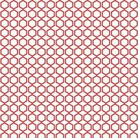 abstrakt geometrisch rot Hexagon Muster perfekt zum Hintergrund, Hintergrund. vektor