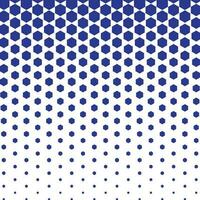 abstrakt geometrisk blå sexhörning halvton mönster perfekt för bakgrund, tapet vektor