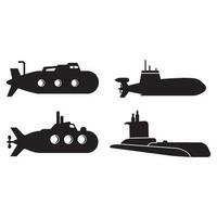 U-Boot Symbol Logo Vektor Illustration Design.