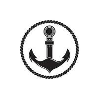u-båt ikon logotyp vektor illustration design.
