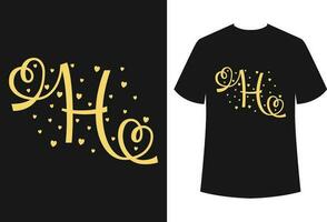 Typografie T-Shirt Design vektor