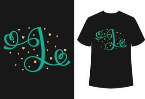 Typografie T-Shirt Design vektor