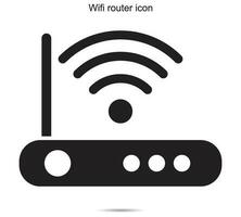wiFi router ikon, vektor illustration.