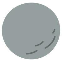 Merkur Single süß auf ein Weiß Hintergrund Vektor Illustration