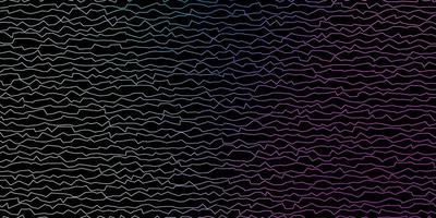 Dunkelrosa blaues Vektormuster mit Kurven abstrakte Steigungsillustration mit schiefen Linienmuster für Broschüren-Broschüren vektor