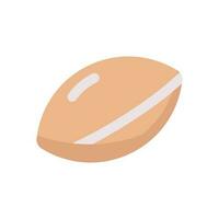 Rugby Ball Symbol Design Element vektor