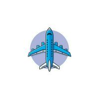 boeing Flugzeug ilustrasi Symbol Logo Vektor. vektor