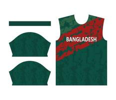 Bangladesch Kricket Mannschaft Sport Kind Design oder Bangladesch Kricket Jersey Design vektor