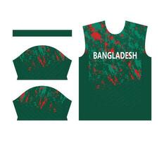 bangladesh cricket team sporter unge design eller bangladesh cricket jersey design vektor