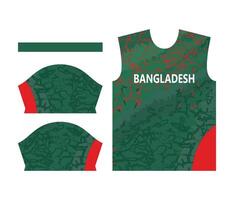 Bangladesch Kricket Mannschaft Sport Kind Design oder Bangladesch Kricket Jersey Design vektor