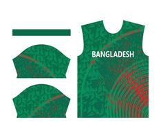 Bangladesch Kricket Mannschaft Sport Kind Design oder Bangladesch Kricket Jersey Design vektor