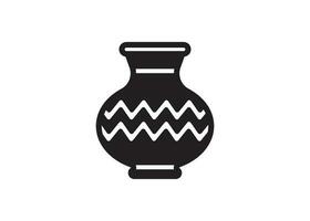 Vase Symbol Design Vektor isoliert
