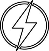 översikt elektrisk ikon . kraft ikon vektor . kraft växla ikon. elektrisk kraft tecken