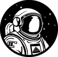 Astronaut, minimalistisch und einfach Silhouette - - Vektor Illustration