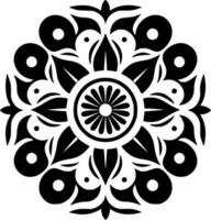 Mandala - - hoch Qualität Vektor Logo - - Vektor Illustration Ideal zum T-Shirt Grafik