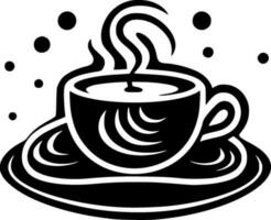 Kaffee, minimalistisch und einfach Silhouette - - Vektor Illustration