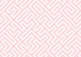 retro Labyrinth Rosa Linie minimal Sanft abstrakt Hintergrund vektor