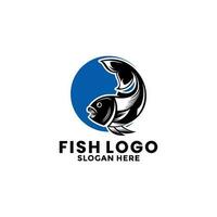 Fisch Logo Vektor, Angeln Logo, Fisch Geschäft Logo Design Vorlage vektor