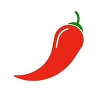 Chili Symbol. würzig oder heiß Symbol. Vektor. vektor