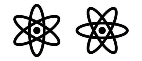 Atom Symbole Satz. Elemente. Vektoren. vektor