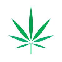 cannabis blad. cannabis ogräs. vektor. vektor