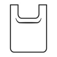 bekvämlighet Lagra plast väska ikon. vektor