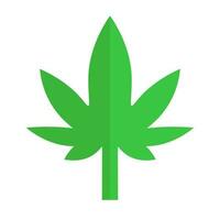cannabis blad. läkemedel blad. vektor. vektor
