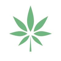 Cannabis Blatt Symbol. Marihuana. Vektor. vektor