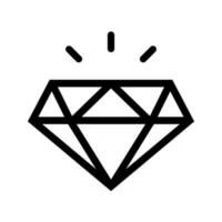 Pop Diamant Symbol. Schmuck. Vektor. vektor