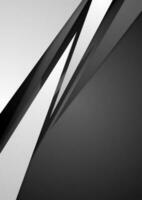 schwarz und Weiß abstrakt geometrisch Streifen Hintergrund vektor