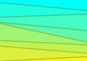 cyan och gul företags- Ränder abstrakt bakgrund vektor