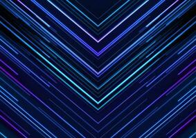 retro Technik abstrakt Hintergrund mit Neon- Laser- Pfeile vektor