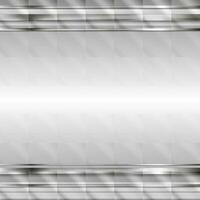 grå hi-tech abstrakt bakgrund med silver- Ränder vektor