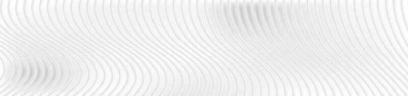abstrakt Weiß Wellen und Linien Netz Header Banner vektor