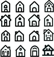 Haus Symbol Zuhause Vektor Illustration Symbol