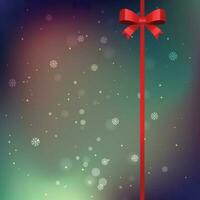 fröhlich Weihnachten und glücklich Neu Jahr Vektor Banner. realistisch Rose Gold und Blau Kugeln, Schneeflocken hängend auf dunkel Blau Hintergrund. Weihnachten Bälle Bewegung verwischen Wirkung. Luxus Hintergrund.