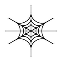 gespannt Spinne Netz Symbol. Vektor. vektor