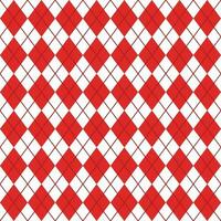 rot und Weiß nahtlos Argyle Muster vektor