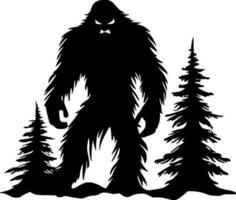 Bigfoot, minimalistisch und einfach Silhouette - - Vektor Illustration