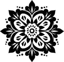 mandala - minimalistisk och platt logotyp - vektor illustration