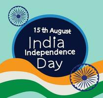 Tag der Unabhängigkeit Indiens vektor