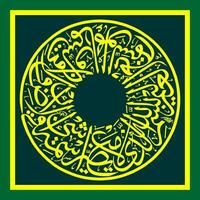 arabicum kalligrafi design, från de koranen i de namn av Allah, mest nådig, mest barmhärtig. för baner bakgrund design etc vektor